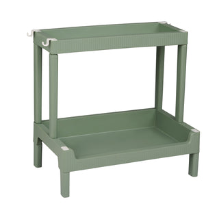2-Tier Plastic Storage Trolley