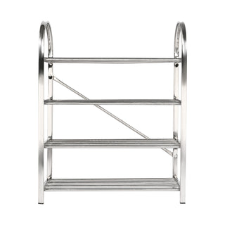 Shoe Rack Organizer Stainless Steel 4 Tier