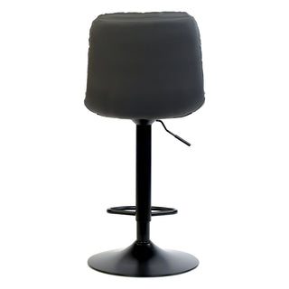 Austin Modern High Chair With Pu Leather - Grey