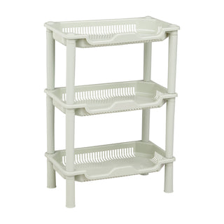 3-Tier Plastic Kitchen Storage Rack