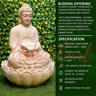Buddha Peace Offering Water Fountain