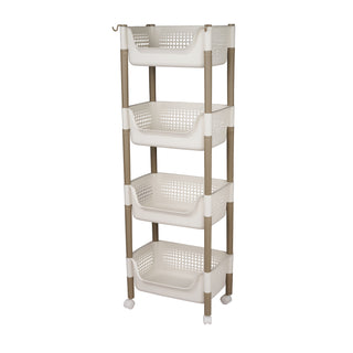 4-Tier Kitchen Storage Rack Organizer