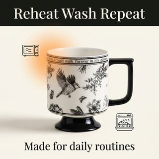 Ceramic Coffee Mug  Microwave & Dishwasher Safe, 250 ML