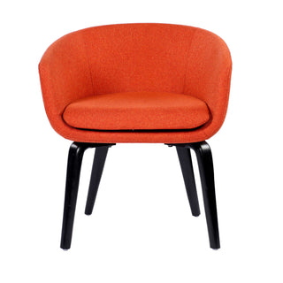 Emilia Modern Lounge Chair - Orange