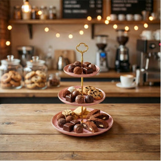 Round Serving Tray for Cake & Desserts Stand