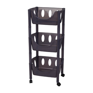 3-Tier Transparent Kitchen Storage Rack Organizer