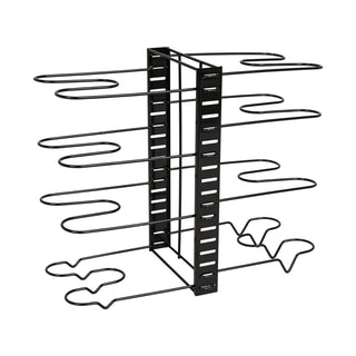 Pots & Pans Storage Rack Metal 8 Tier – Black