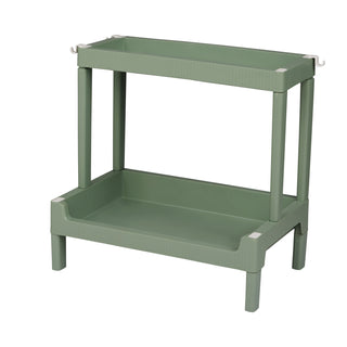 2-Tier Plastic Storage Trolley