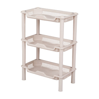 3-Tier Plastic Kitchen Storage Rack