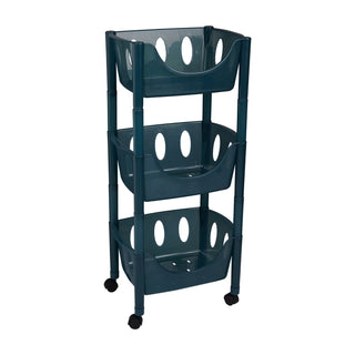 3-Tier Transparent Kitchen Storage Rack Organizer