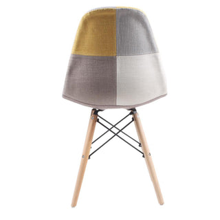 Eames Replica Patchwork Chair - Yellow Chair urbancart.in