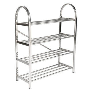 Shoe Rack Organizer Stainless Steel 4 Tier