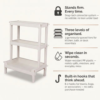 3-Tier Multifunction Storage Rack