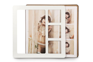 Urbancart® Wall Mounted Collage Picture Holder/Photo Display for Home Office (60 * 60 cm)(White)