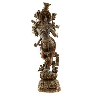 Lord Krishna Big Standing Statue -  7.5 x 5.5 x 30 Inch, 7.5 Kg