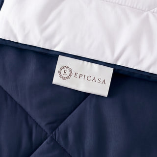 Epicasa Reversible Comforter | 200 GSM Thermal Bonded Fill | 110 GSM Micro Peach Fabric | All Season AC Quilt | Diamond Quilted | Lightweight Duvet Blanket for Home Bedroom |