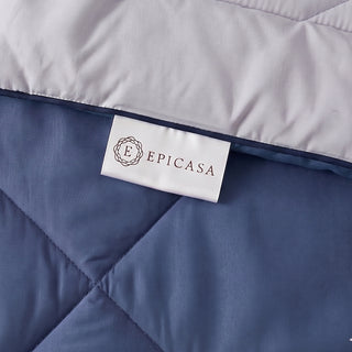 Epicasa Reversible Comforter | 200 GSM Thermal Bonded Fill | 110 GSM Micro Peach Fabric | All Season AC Quilt | Diamond Quilted | Lightweight Duvet Blanket for Home Bedroom |