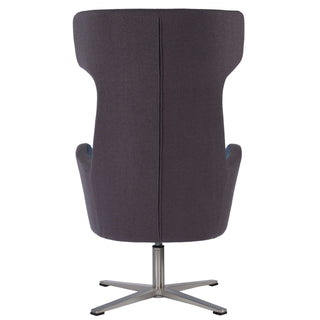 Isabella Lounge Chair with Armrest - Blue