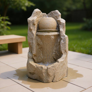 Flowing Water Curtain Ball Fountain