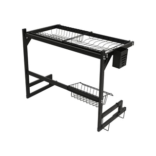 Drying Rack Stainless Steel  2 Tier – Black