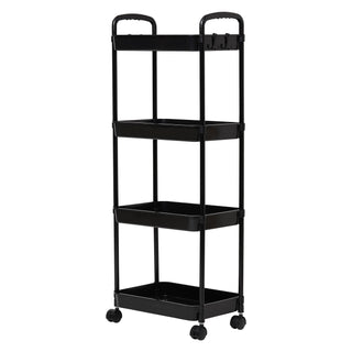 3 Tier Rolling Metal Storage Rack Organizer