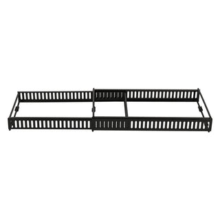 Pan Rack Organizer Metal 7 Compartments – Black