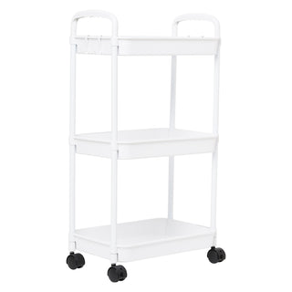 3 Tier Rolling Metal Storage Rack Organizer