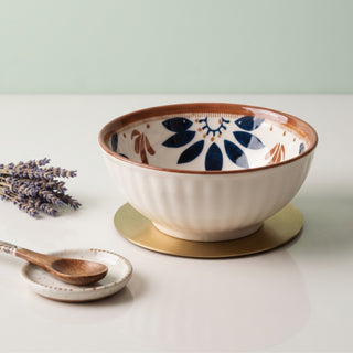 Spring Blossom Ceramic Bowl Set for Kitchen & Dining Microwave Safe