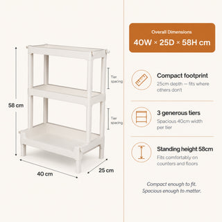 3-Tier Multifunction Storage Rack