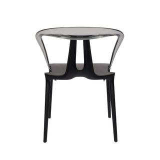 Oslo Molded Plastic Armless Chair - Black