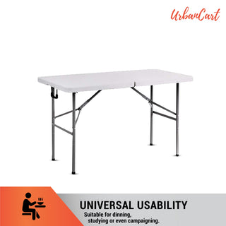 1.2 Metre Portable Folding  ABS Outdoor Picnic Garden Table - White OUTDOOR urbancart.in