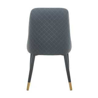 Belize Dining With Polished Wooden Legs - White And Grey