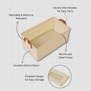 26 Liter Foldable Fabric Storage Basket