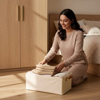 26 Liter Foldable Fabric Storage Basket