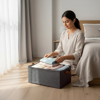 26 Liter Foldable Fabric Storage Basket