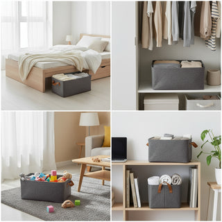 26 Liter Foldable Fabric Storage Basket