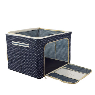 Foldable Cloth Storage Box – Steel Frame