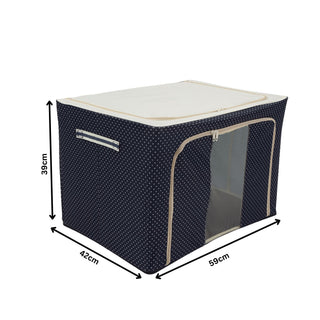 Foldable Cloth Storage Box – Steel Frame