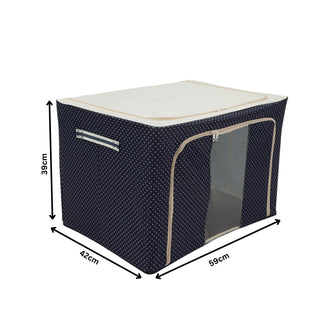 Foldable Cloth Storage Box – Steel Frame