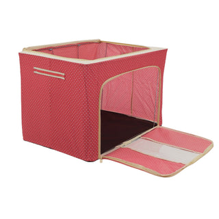 Foldable Cloth Storage Box – Steel Frame