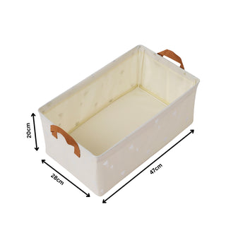 Foldable Storage Bin waterproof fabric with steel frame