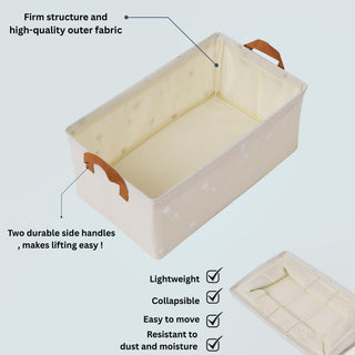 Foldable Storage Bin waterproof fabric with steel frame