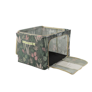 Foldable cloth storage box oxford fabric 66L – Green