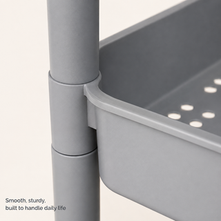 Plastic Rolling Storage Trolley