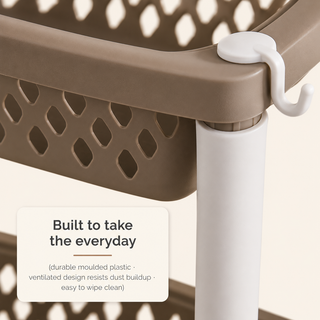Utility Storage Trolley With Wheels
