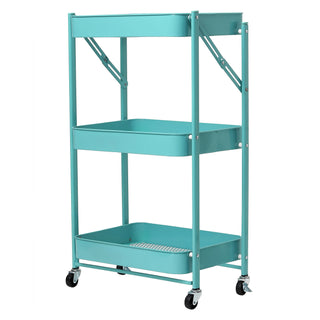 Metal Foldable Storage Trolley