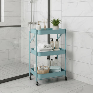 Metal Foldable Storage Trolley