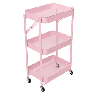 Metal Foldable Storage Trolley