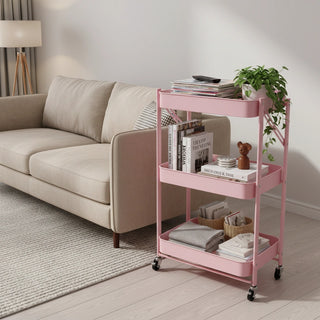 Metal Foldable Storage Trolley