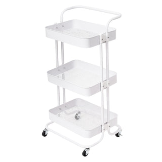 3 Tier Multifunctional Metal Storage Trolley